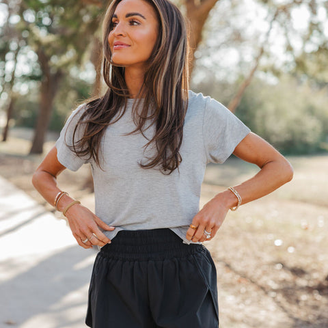 everyday cropped tee for summer/spring by lauren kay sims 